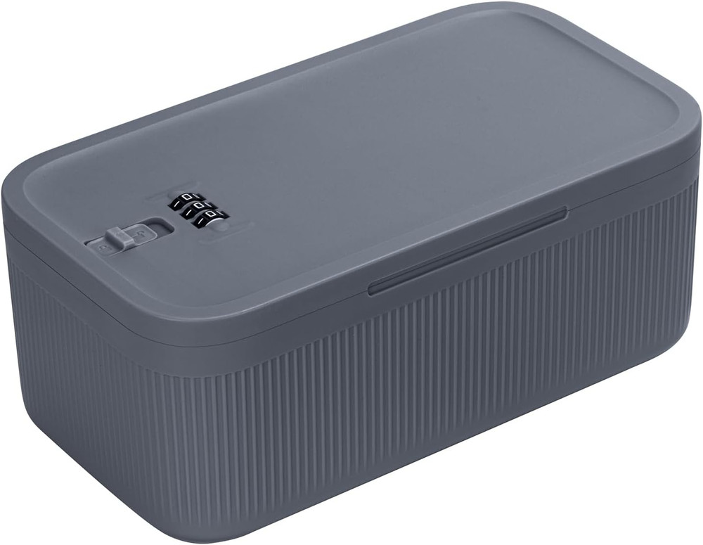 Lockable Storage Box,Medicine Lock Box Travel Case,Refrigerator Bin Container fo