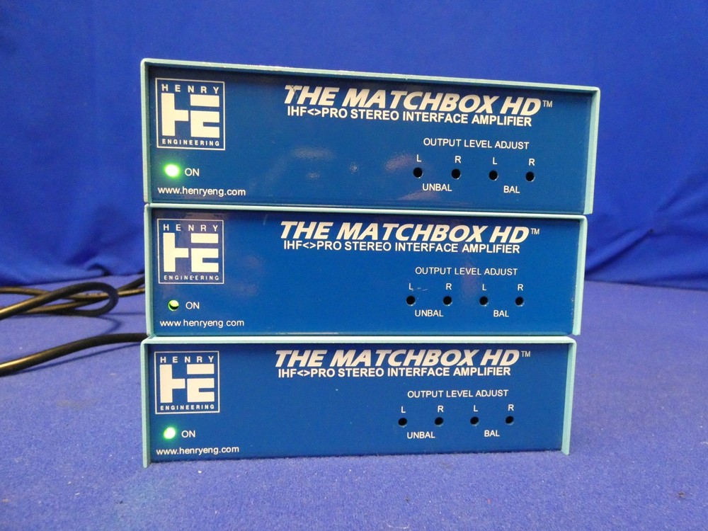 Henry Engineering The Matchbox HD IHF Pro Stereo Interface Amplifier