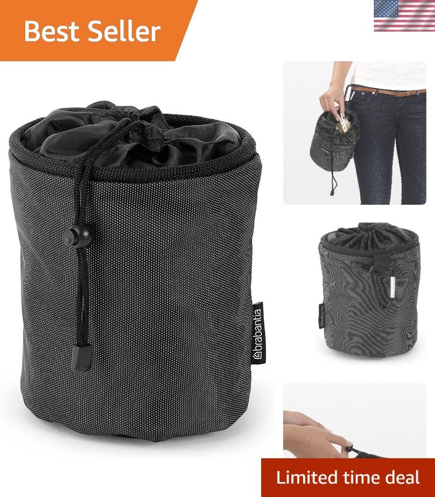 -  Peg Bag - Laundry Pegs Storage - Durable Weather-Resistant Materials - wit...