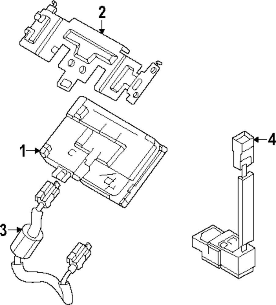 Genuine Nissan Box-Telematic 28275-9JM4E