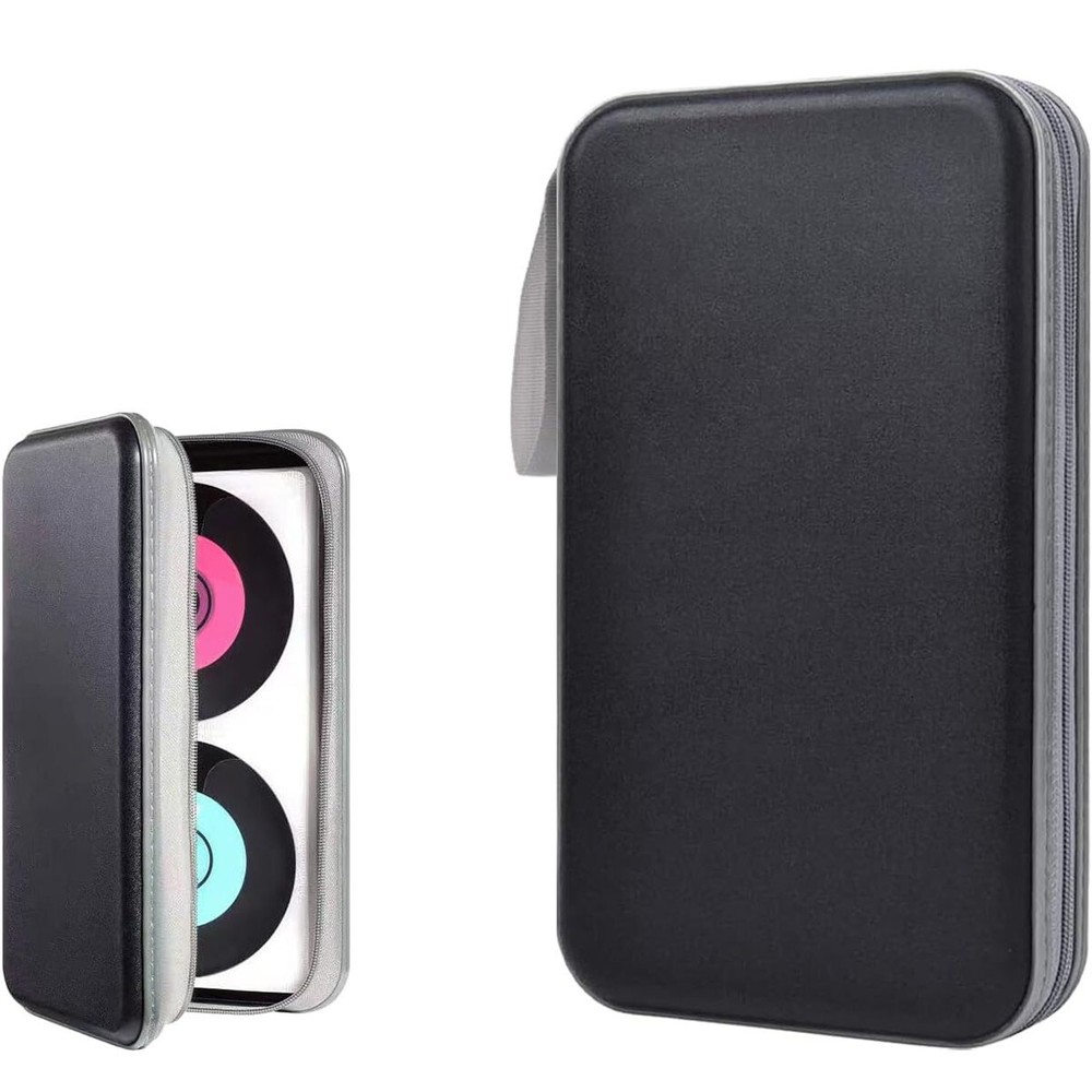 72 Capacity CD/DVD Case Holder Portable Wallet Hard Plastic Protective Storage