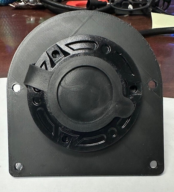 For Club Car Precedent Charger Port Cover Plate Adapter Lithium + 120V Plug Gen3