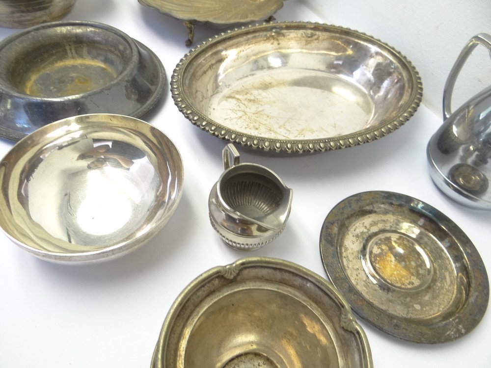 Mixed Antique Lot Silverplate James Dixon & Sons Sheffield Nickelplated