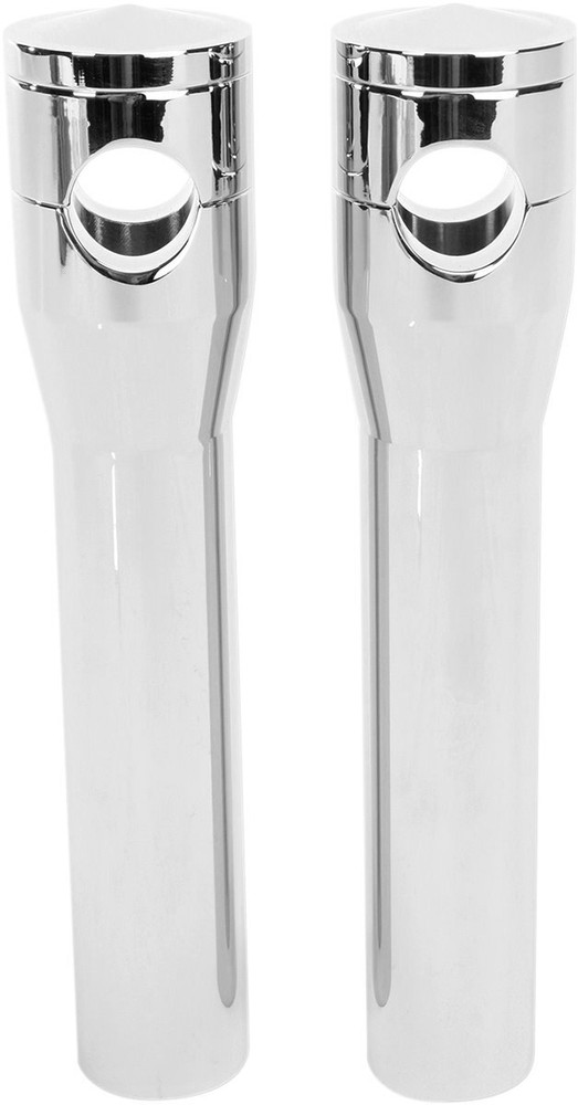 Accutronix 8" Smooth Chrome Risers (HRS1358-C)