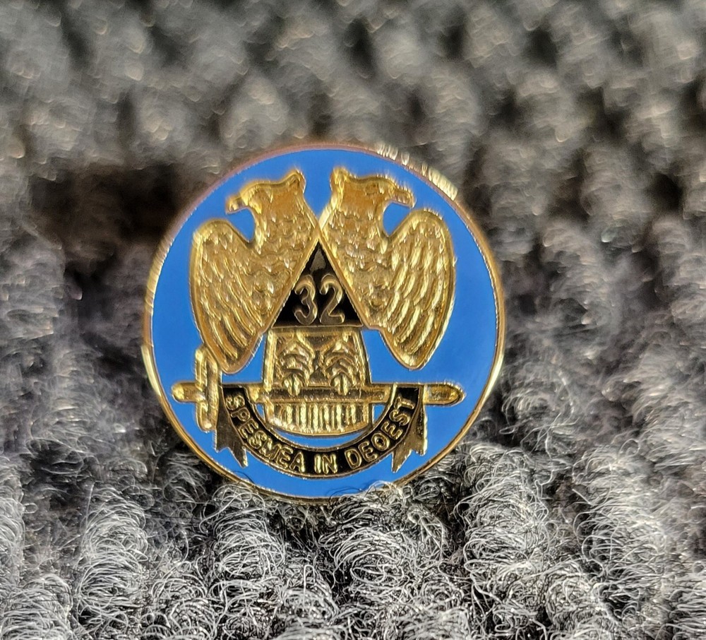 32ND DEGREE SCOTTISH RITE  Lapel Pin Mason