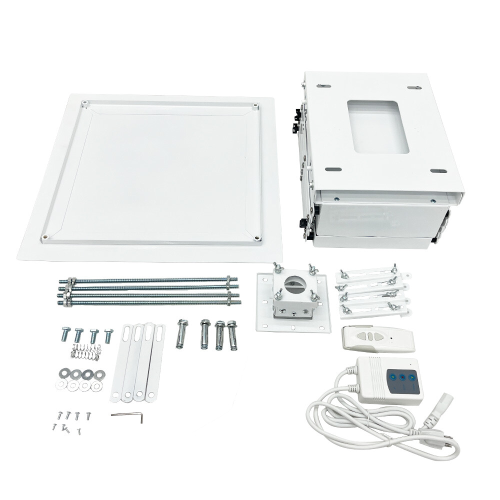 39in Electric Lift Ceiling Projector Bracket Hidden Projector withRemote Control