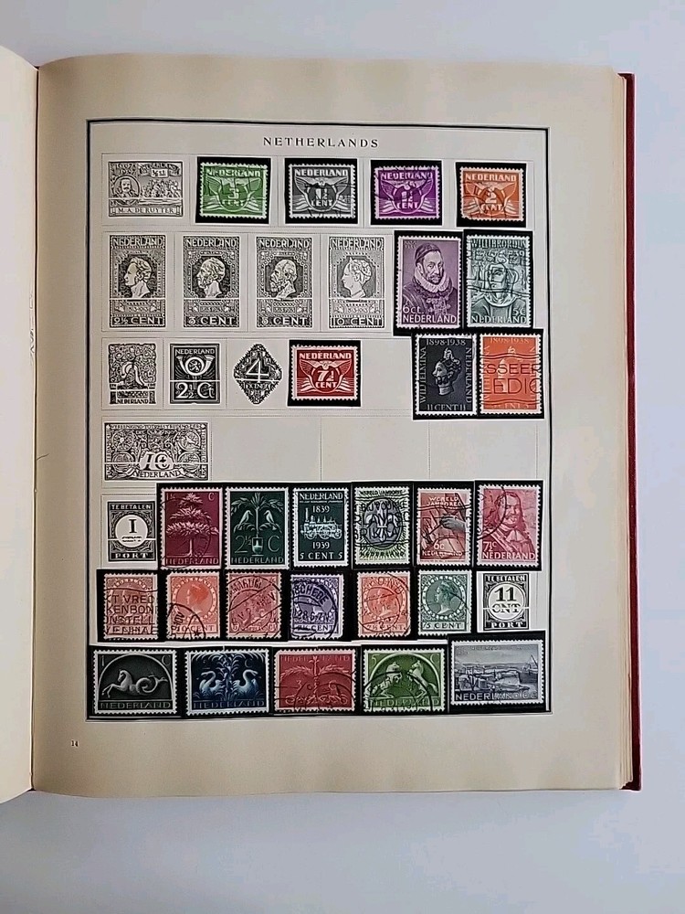 Modern Postage Stamp Album Fully Illustrated 1925 Edition