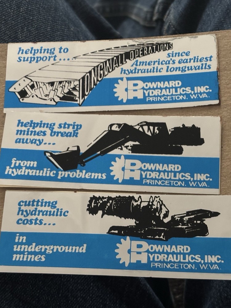 Coal Mining Stickers. Item 9