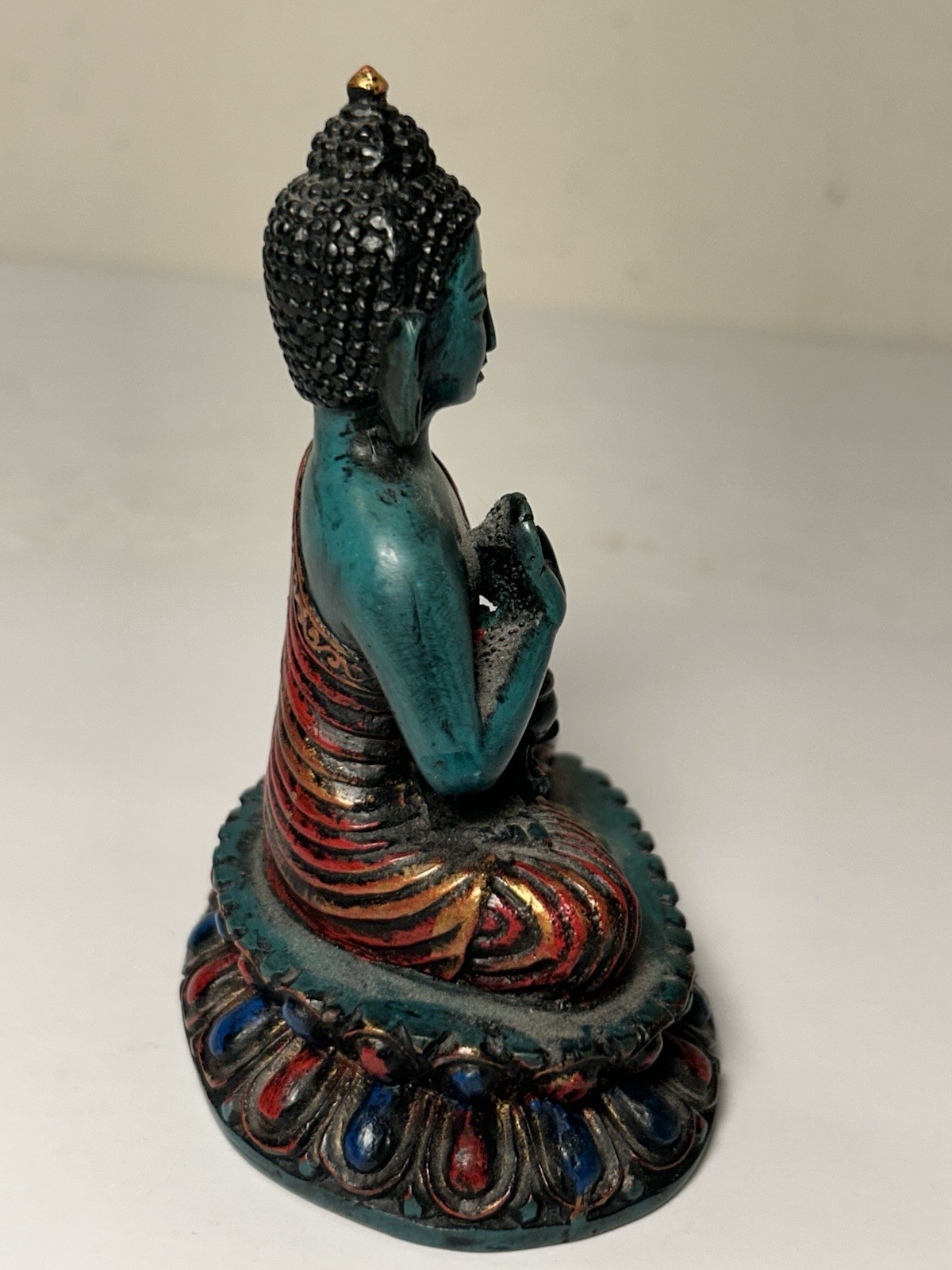 Tibetan Shakyamuni Buddha Figure Statue 4”