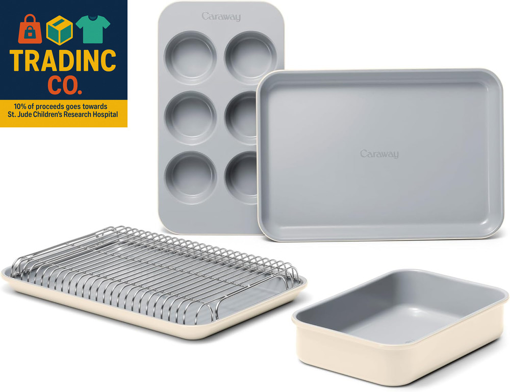 Mini Bakeware Set – Naturally Non-Stick, Non-Toxic Ceramic Coating – Compact Bak