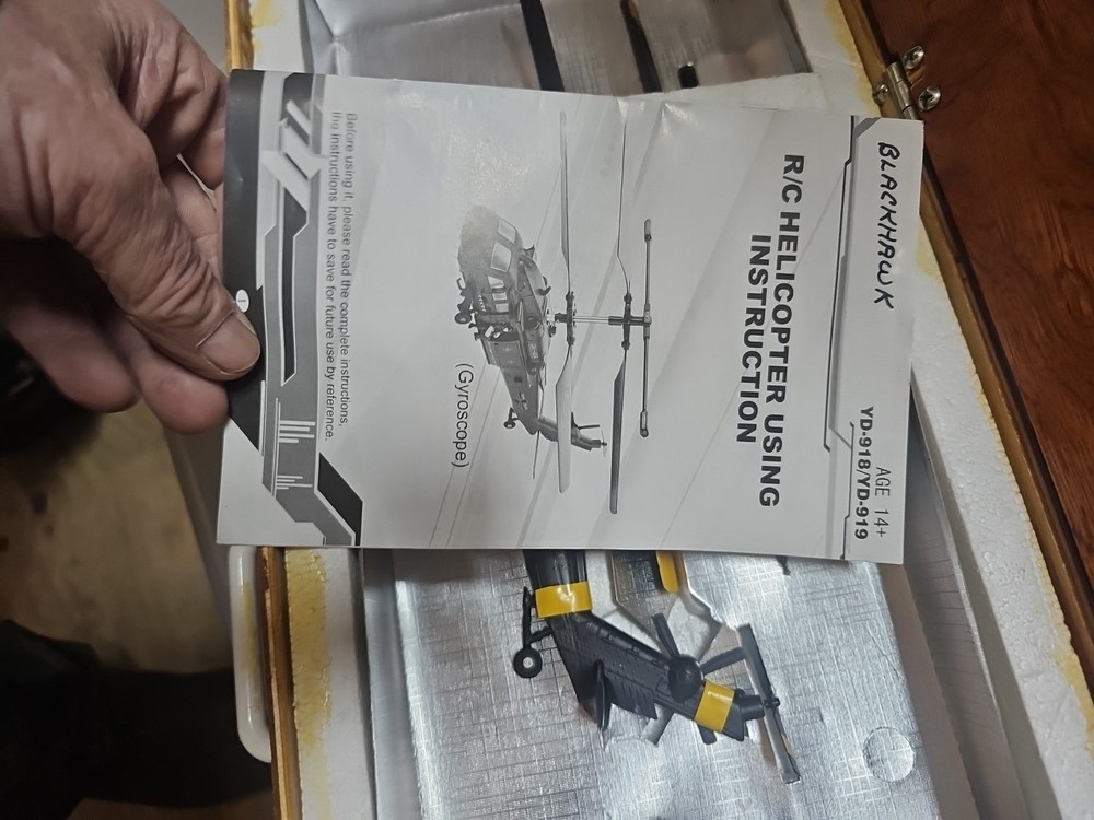 Blackhawk Rc Heli In Box