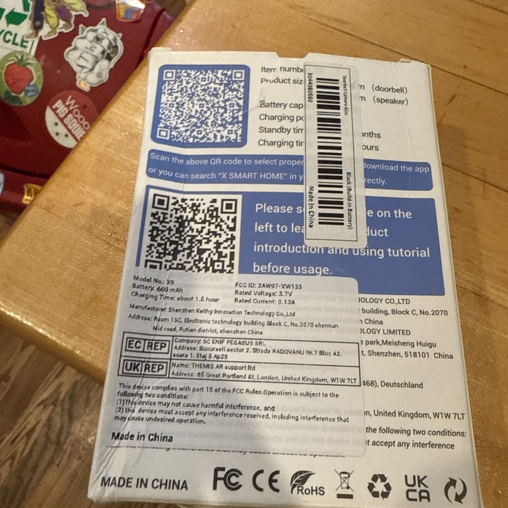 Visualizable Smart Doorbell X9