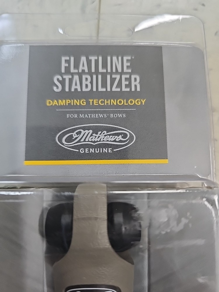 Mathews Archery Mathews Flatline 8inch Stabilizer (Granite)