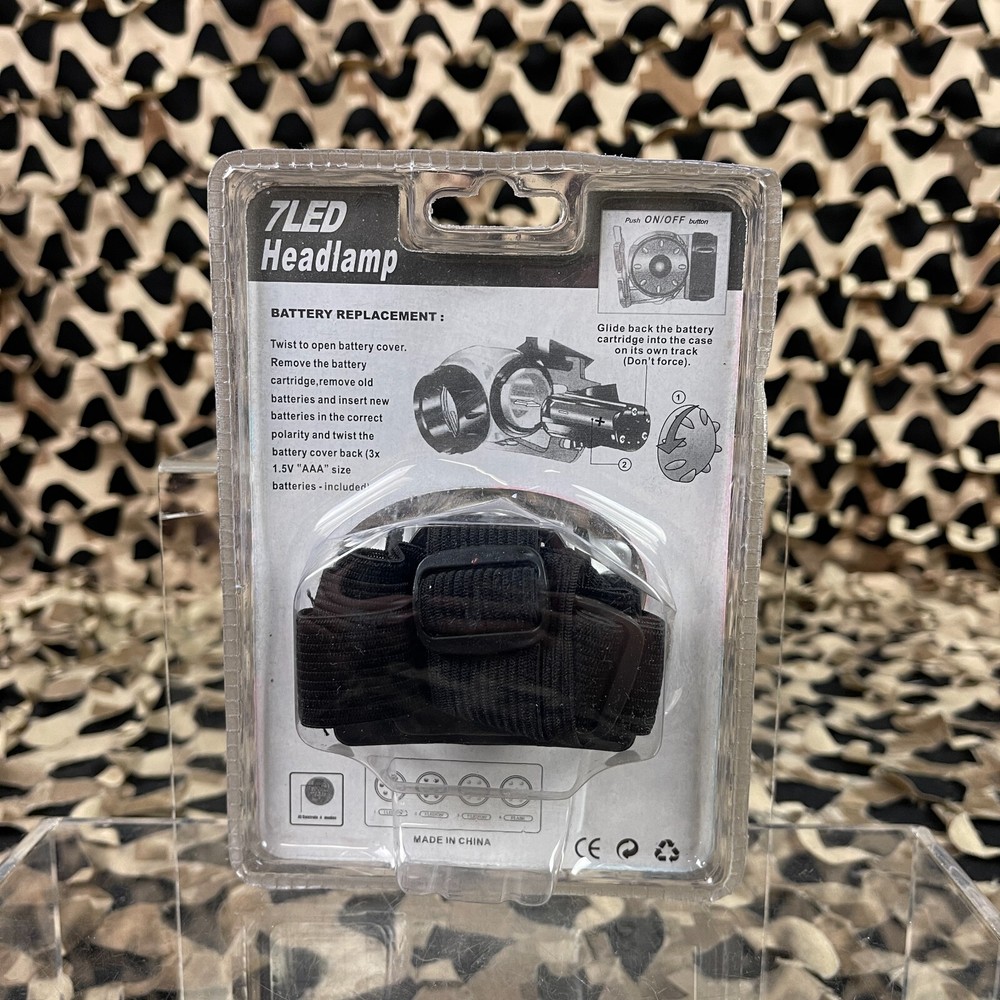 NEW 7 LED Head Band Lamp