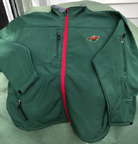 Minnesota Wild Green Jacket Men's  NHL Soft shell Jacket  NEW