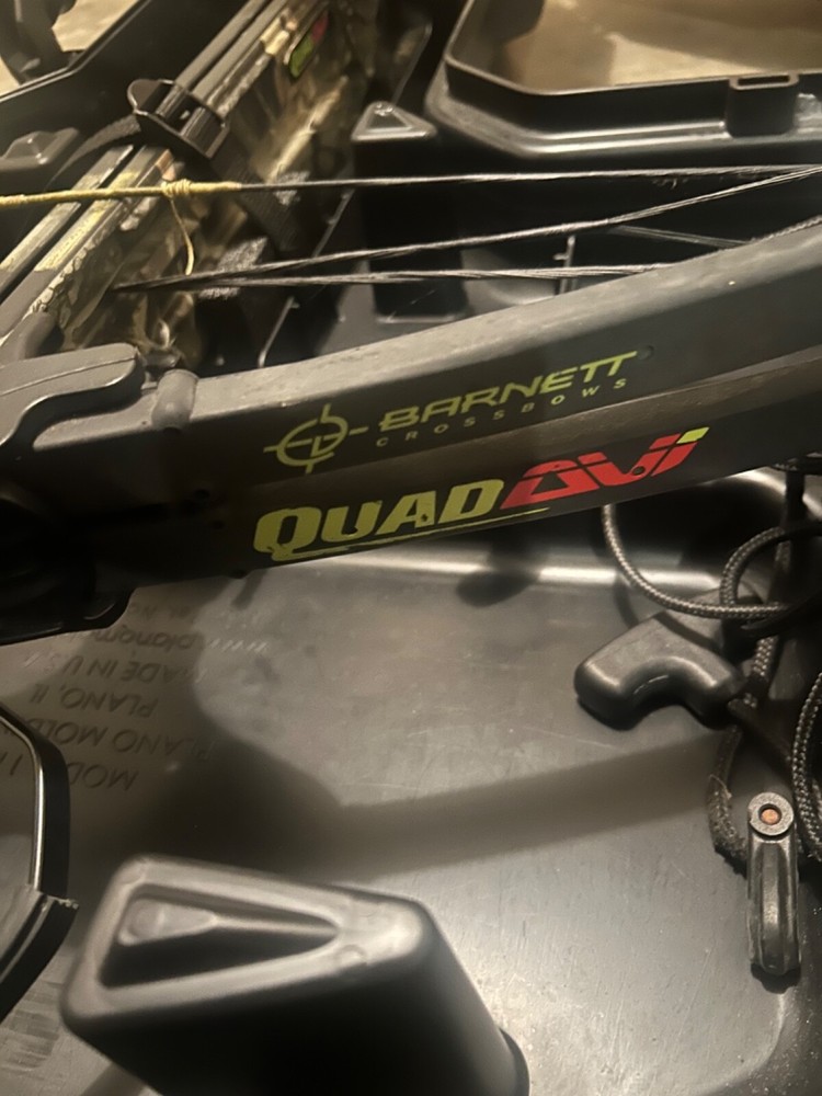 crossbow barnett quad avi with Excalibur sight and bow max case