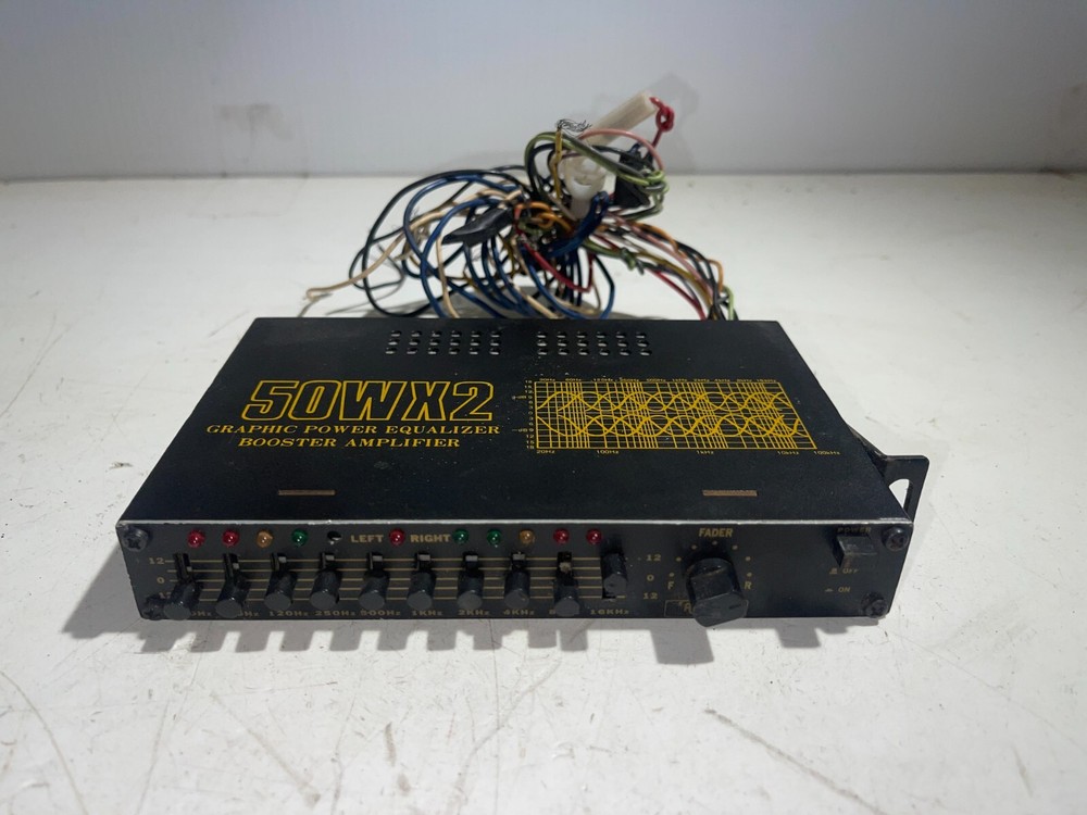 AI Rhapsody Graphic Power Equalizer Booster Amplifier Model EQ-710