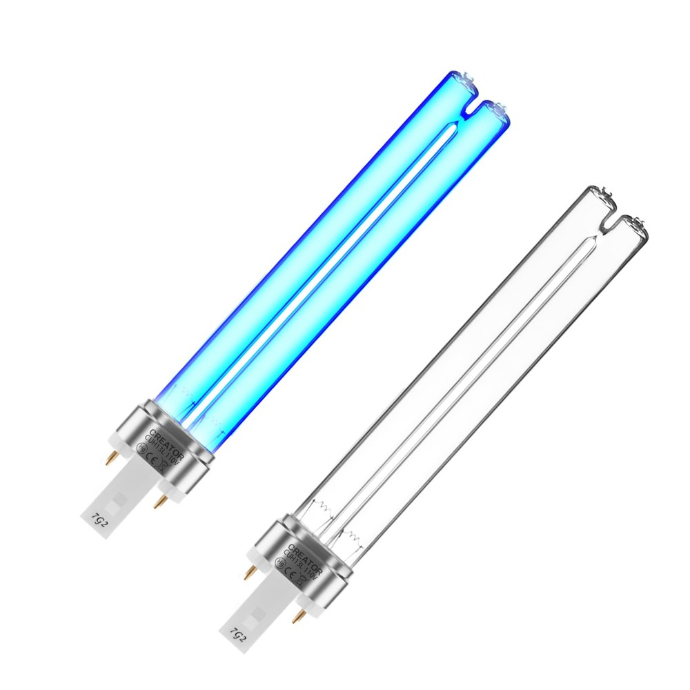 2 Pack 13 Watts UV UVC G23 Base Germicidal Ultraviolet Light Bulb Compatible ...
