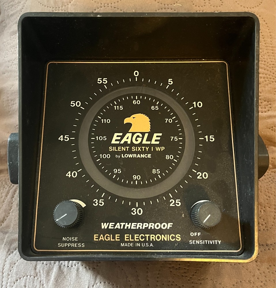 Eagle Silent Sixty 1 (Untested) Depth Finder Vintage