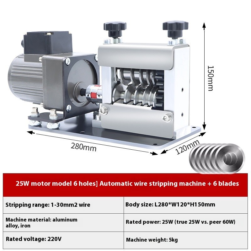 Waste Cable Wire Stripping Machine Automatic Copper Cable Scrap Recycle