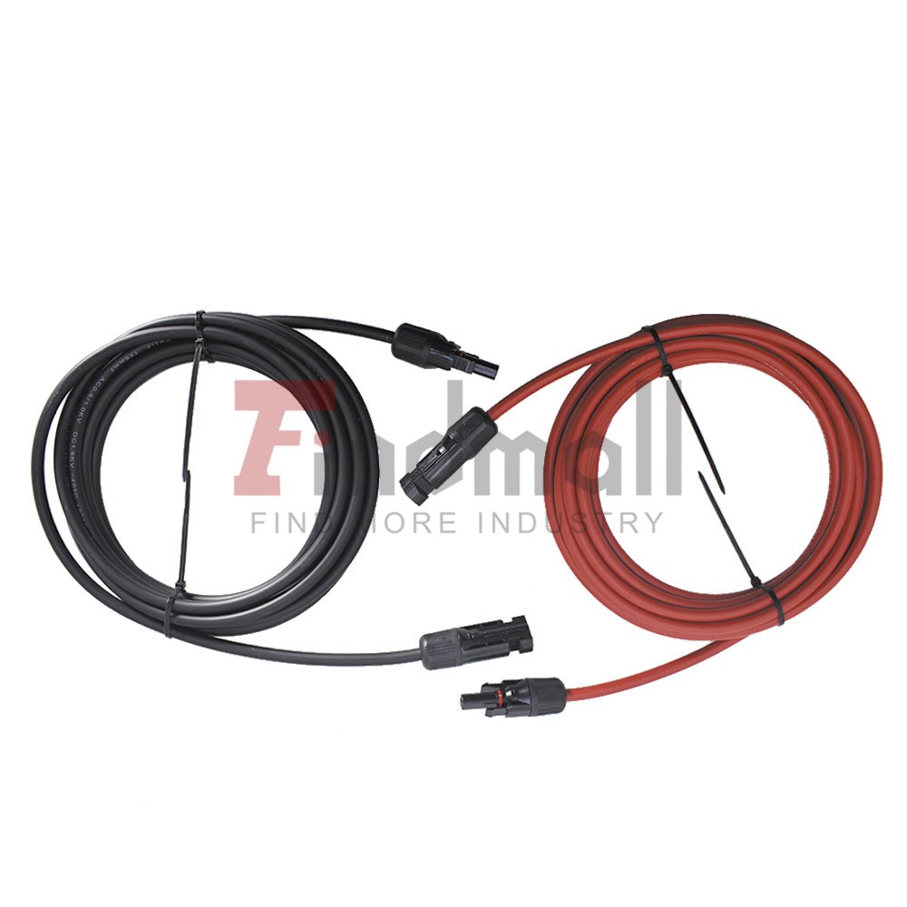 High Quality 1 Pair Solar Panel Extension Cable Wire Connector 10 AWG 15ft
