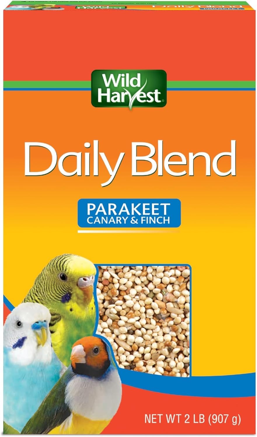 Wild Harvest Daily Blend Bird Food – Parakeet, Canary, Finch – 2lb / 5lb / 10lb.