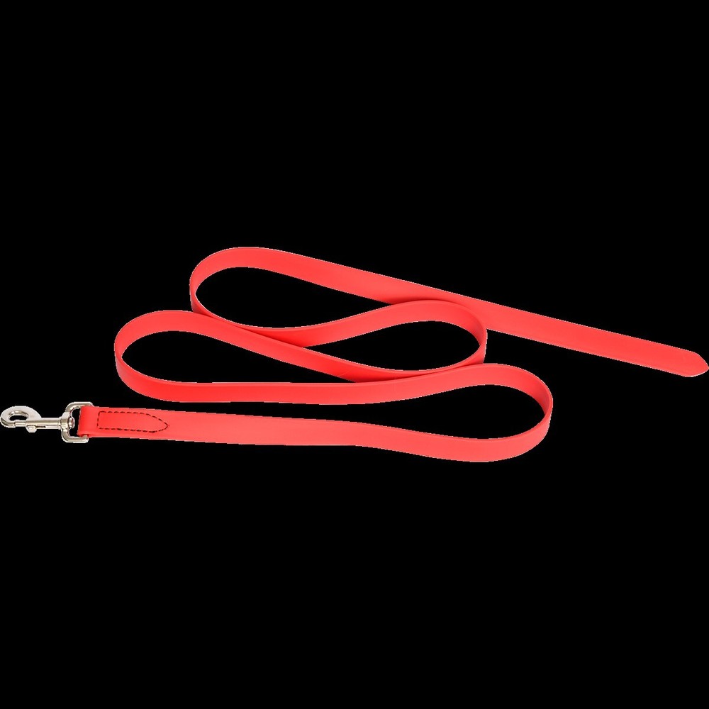 READY MADE- Red 7 foot LEADLINE with Snap