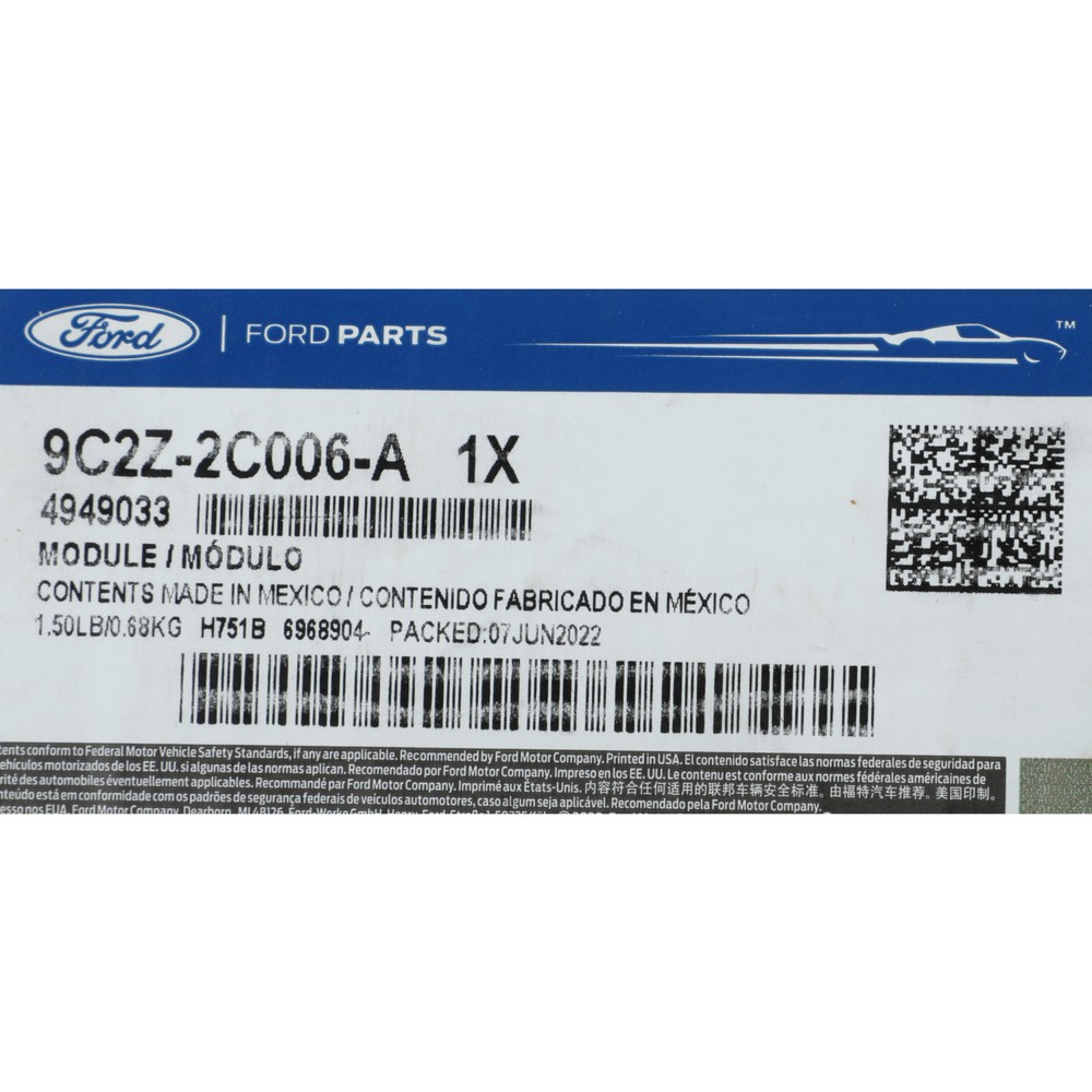 NEW OEM Ford 2009-19 E-150 Dash Panel Trailer Brake Control Module 9C2Z-2C006-A