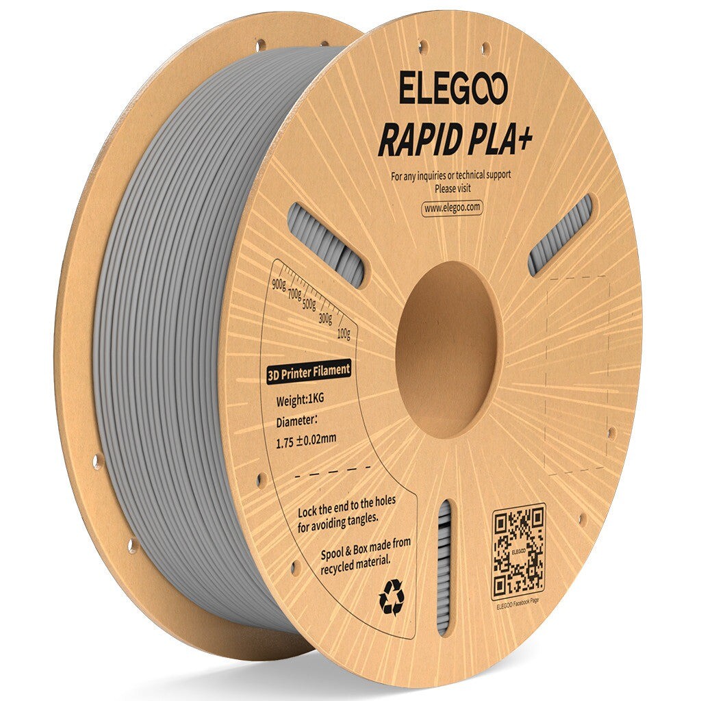 【Buy 6 Get 4 Free,Add 10】ELEGOO Rapid PLA+ 3D Printer Material Filament 1KG