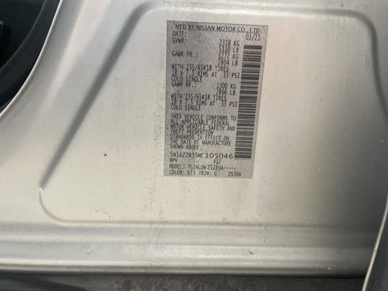 Complete Console Front Floor Fits 17-24 MURANO 916511