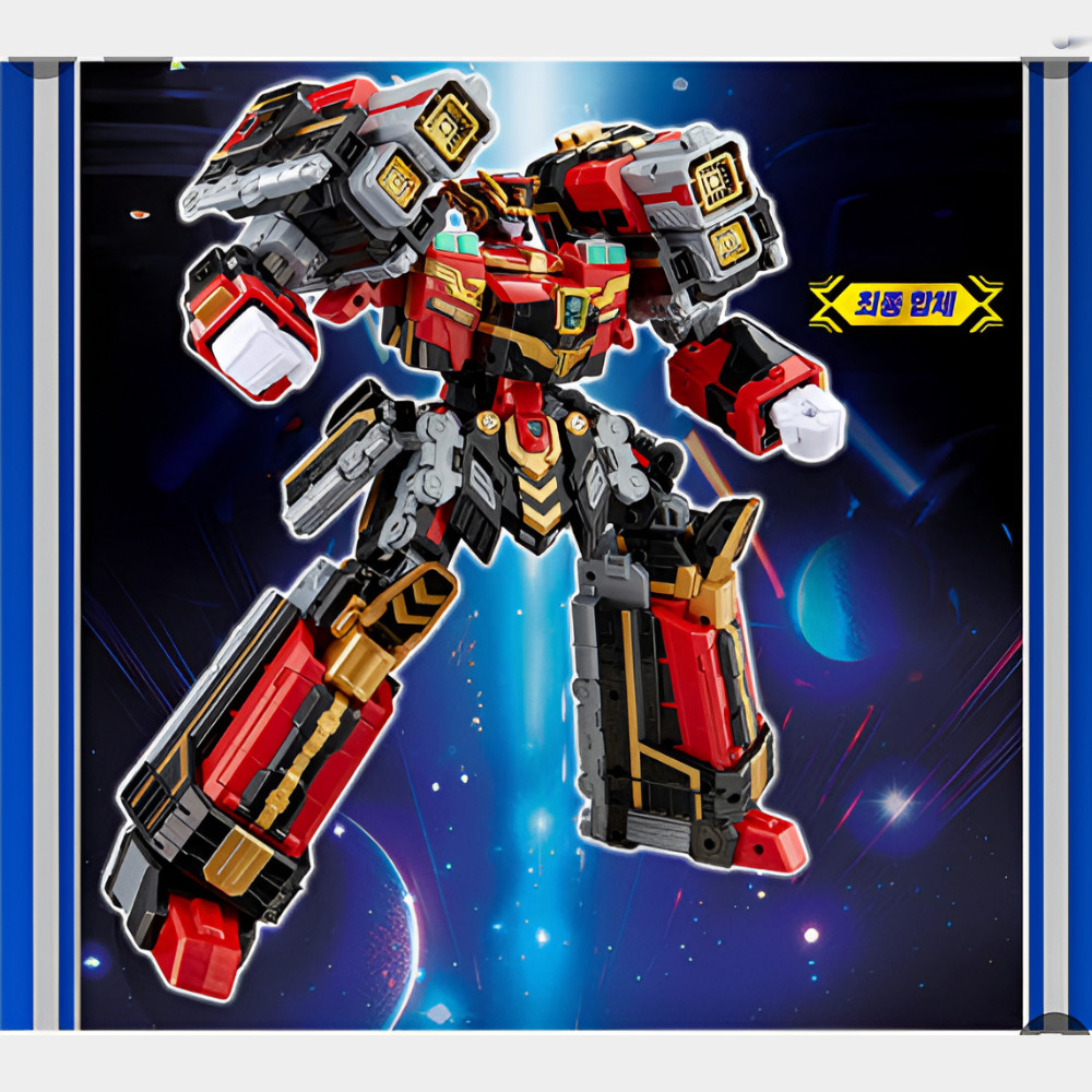 Metal Cardbot S BLASTRAIN Blast Train Red Transforming Robot Diesel Trains 2025