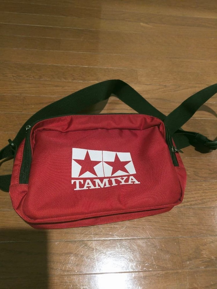 Tamiya Shoulder Bag Black/Red Mini 4Wd