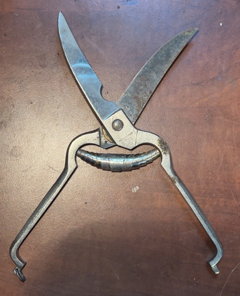 Vintage Solingen Germany SECATEUR compound-leverage tin snips Shears 1940s