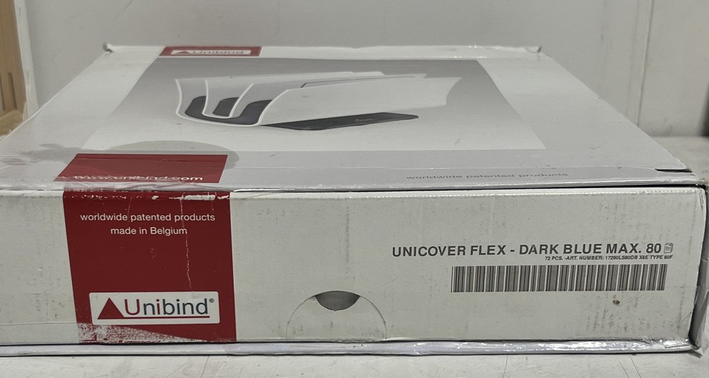 Unibind Unicover Flex - Dark Blue Max 80 (72 pcs) NEW