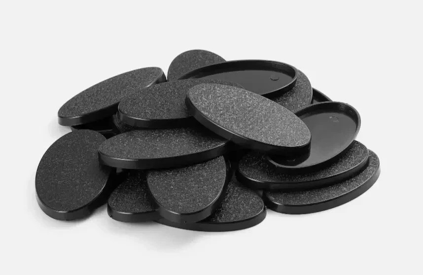 25x50mm Oval Bases For Warhammer 40k & AoS Games Workshop Bitz