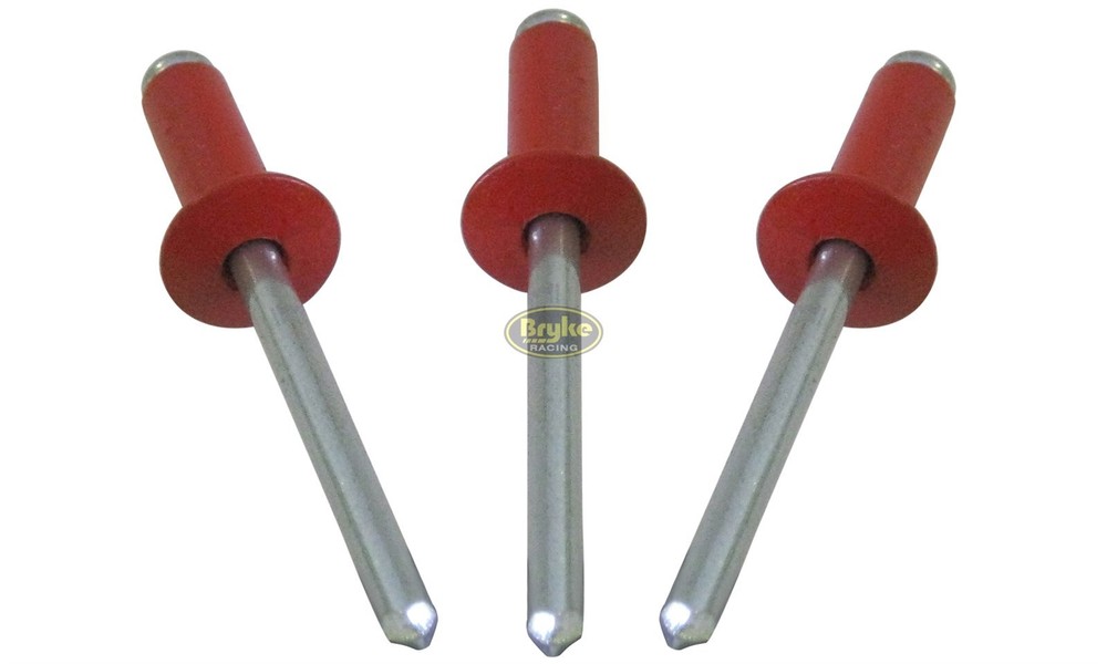 Small Head Red Rivets Pop Rivet 50ct 3/16" Racing Fasteners IMCA USMTS