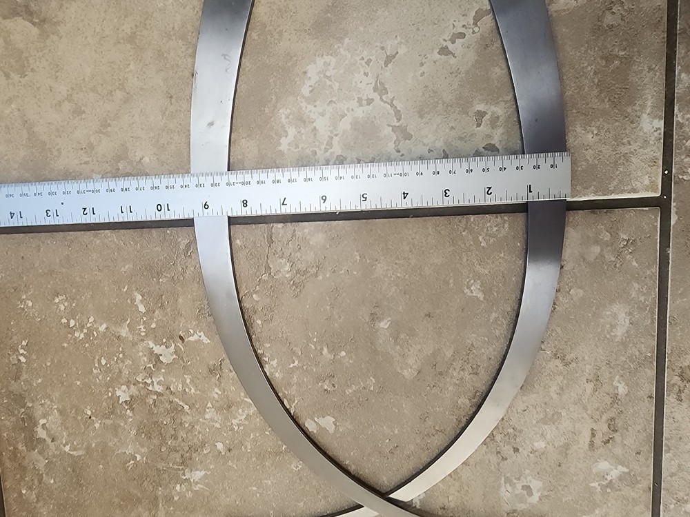 Starrett 36-24 Lock Joint Transfer Type Outside Caliper, 24" Flat Leg