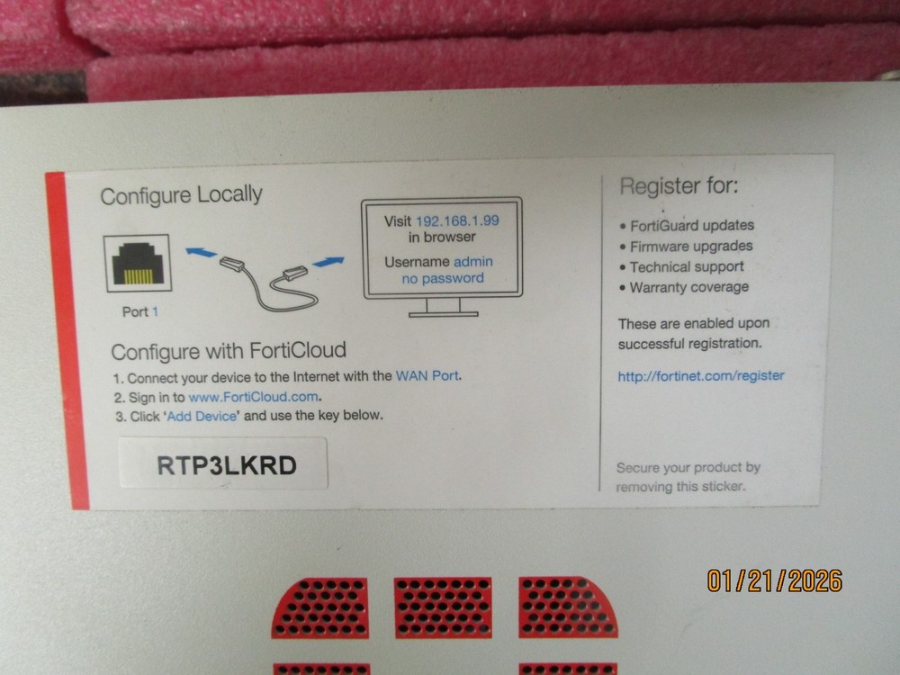 FORTINET FORTIGATE 90D FG-90D FIREWALL NETWORK SECURITY APPLIANCE NO POWER SPPLY