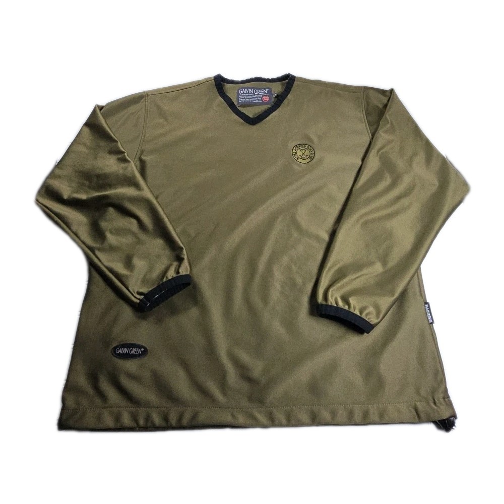 Galvin Green Windstopper Golf Pullover Men Size LARGE OLIVE GREEN