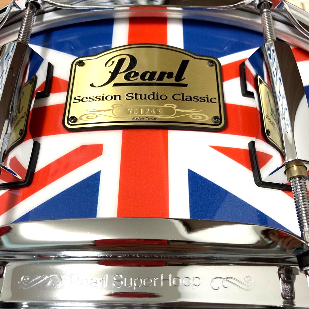 Pearl Session Studio Classic Union Jack Snare Drum 14"x5.5"