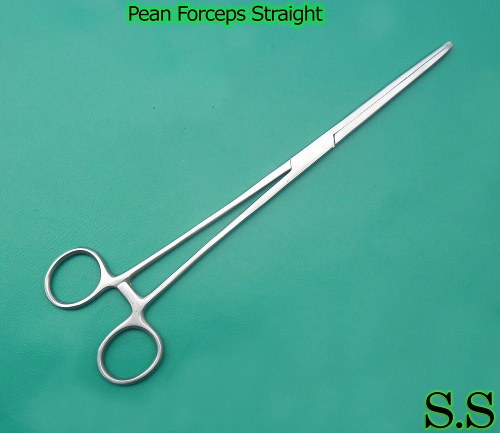 3 Roch. Pean Hemostat Forceps 12.00" Straight