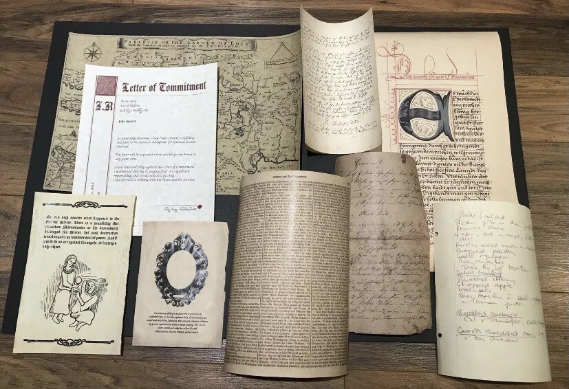 Shadowhunters Original Map Of Eden & Letters & Posters Bundle