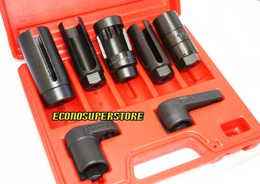 7pcs O2 Oxygen Sensor & Oil Pressure Sending Unit Removal Wrench Socket Set GM