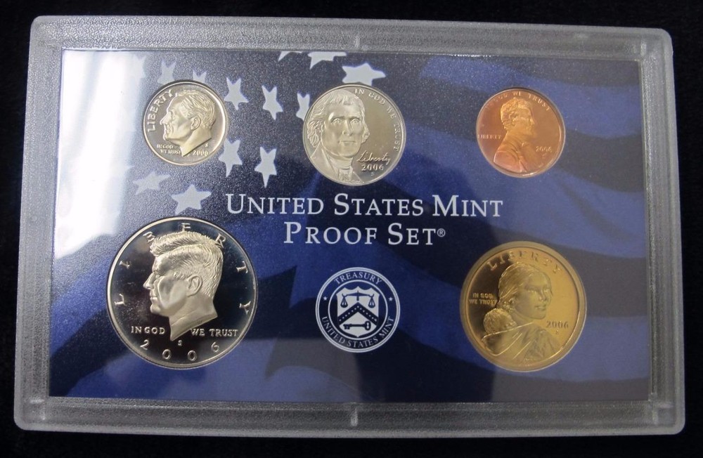 2006 Proof Set * 10 Coins * Great Gift * State Quarters * With Box & COA