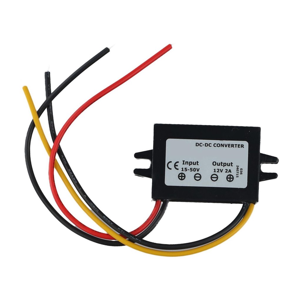 Ultra Thin and Efficient 2436W DCDC Step Down Converter for 15 50V to 12V