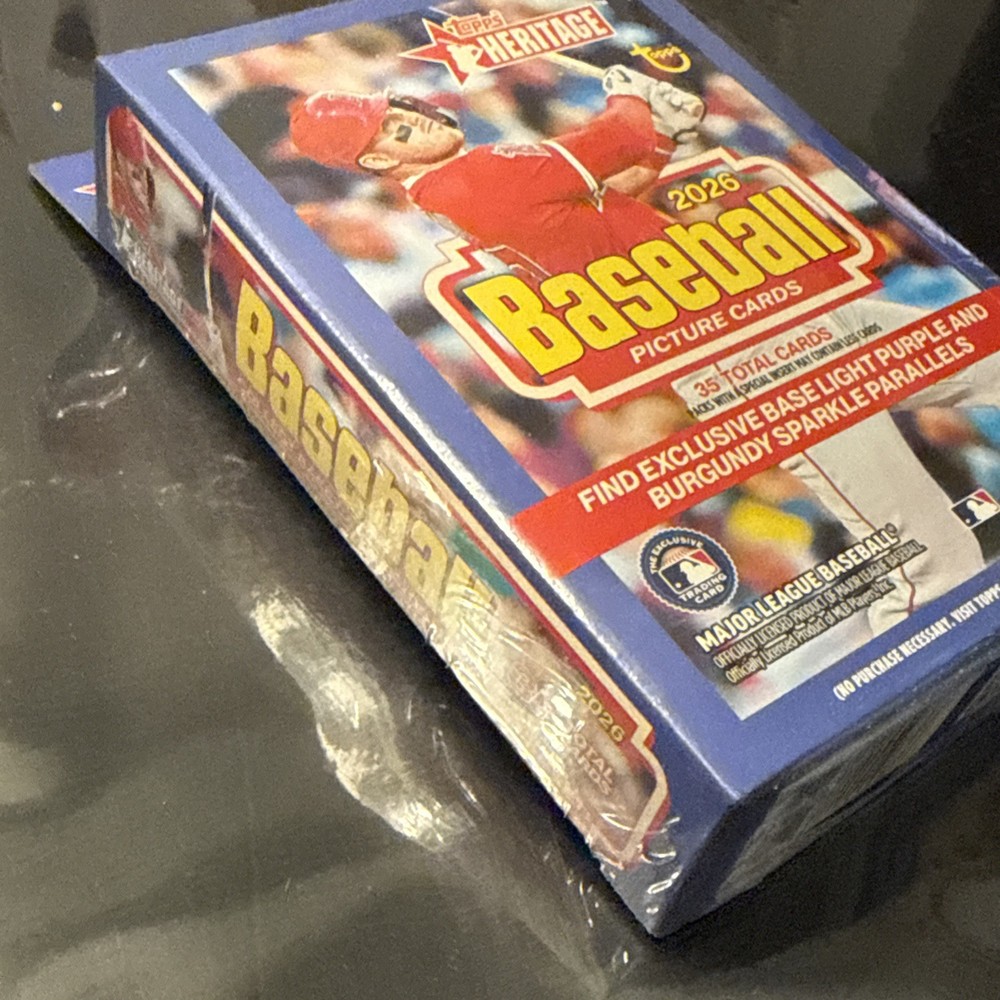 ⚾️ 2026 Topps MLB Heritage Baseball Hanger Box MISB NEW