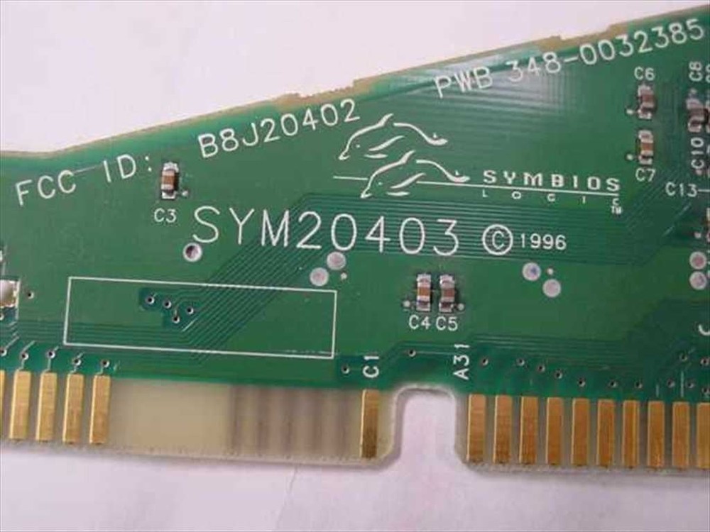 Symbios Logic 16 Bit ISA 50-Pin SCSI Controller Card SYM20403