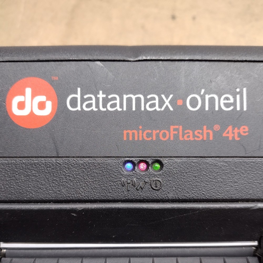 DataMax O'Neil MicroFlash 4te Bluetooth Portable Thermal Printer w/PwrCrd - USED