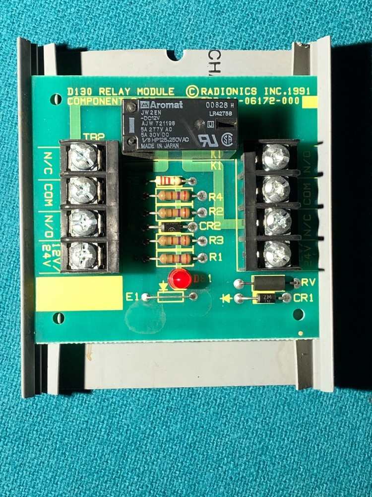 Radionics relay module, D130 on a track section