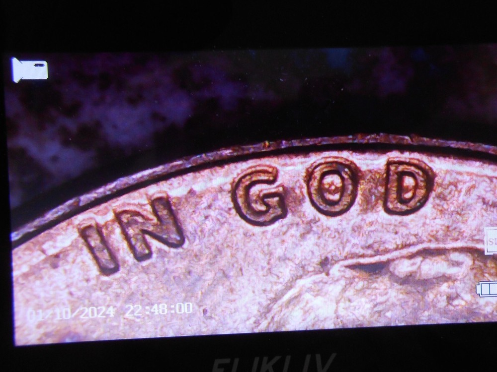 1974 s Lincoln cent with multiple errors